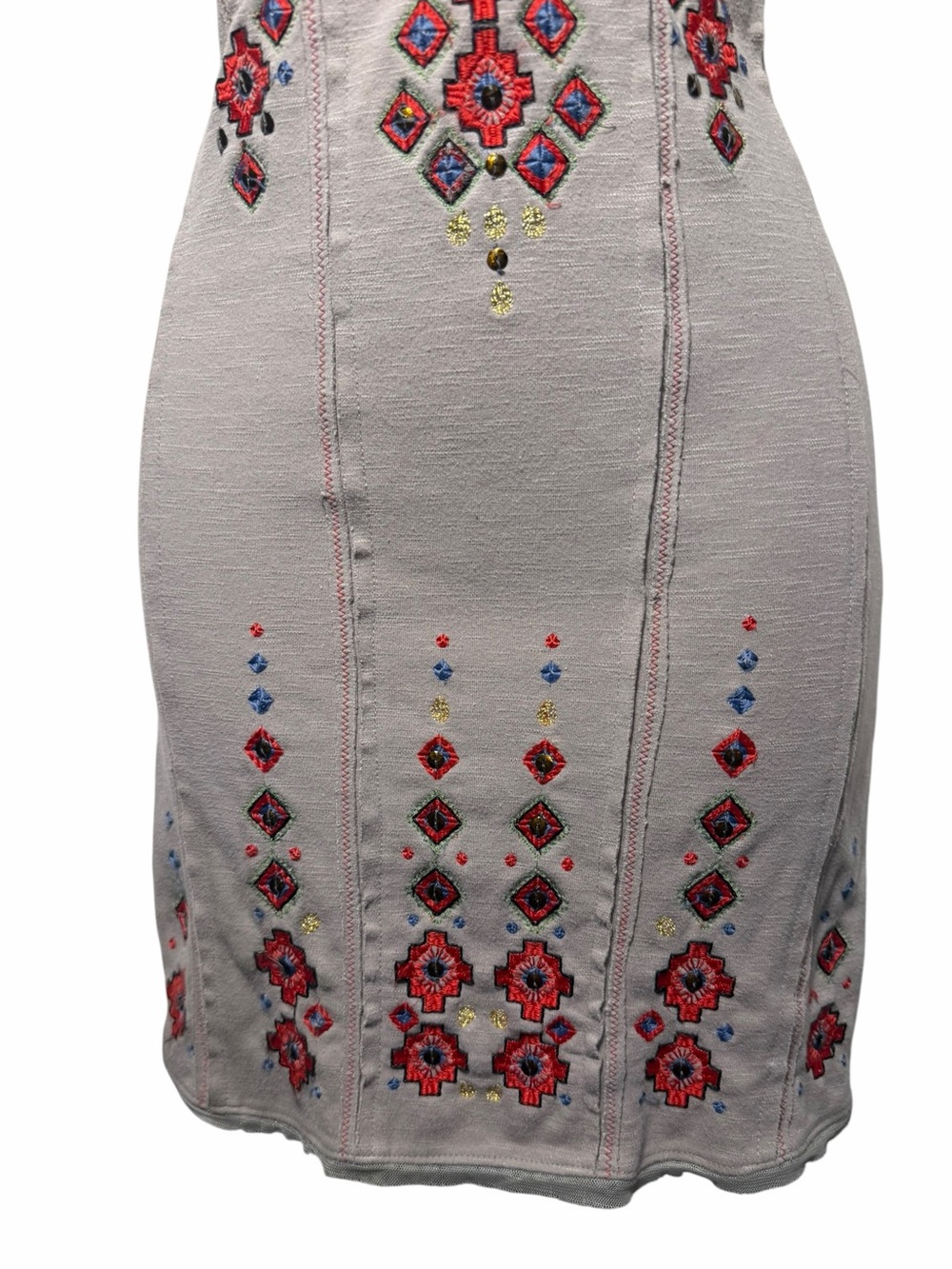 Free People "Rich In Embroidery" mini xsmall dress - Picture 6 of 14